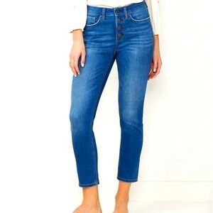 LC by LAUREN CONRAD Skinny Ankle Raw Hem Stretch Jeans Sz8
